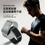 跨境GE54智能手环ECG心率体温血氧睡眠提醒轻薄无屏蓝牙运动手环