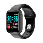 外贸跨境y68智能手环心率防水 D20智能手环运动蓝牙手表礼品