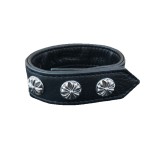 欧美时尚潮流朋克皮手环女韩版创意十字架表手带男士手链个性简约