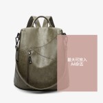 韩版双肩包女新款2026夏季百搭软皮背包大容量休闲防盗旅行包多用