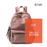 双肩包女士2026新款韩版易搭潮牛津布背包时尚休闲大容量旅行书包
