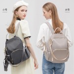 防盗书包牛津布双肩包女包2026新款韩版百搭时尚大容量帆布小背包