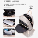 2026夏季新款简约轻便通勤双肩包大容量电脑包牛津布休闲女士背包