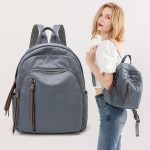 2026夏季包包新款街头潮流牛津布双肩包女包时尚流苏防盗背包bag