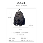 潮流女包新款防水尼龙双肩包休闲大容量背包旅行包包百搭通勤包