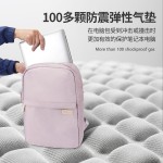 双肩电脑包女好看的背包适用小清新包拼色多层可爱大学生百搭背包