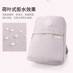 双肩电脑包女好看的背包适用小清新包拼色多层可爱大学生百搭背包