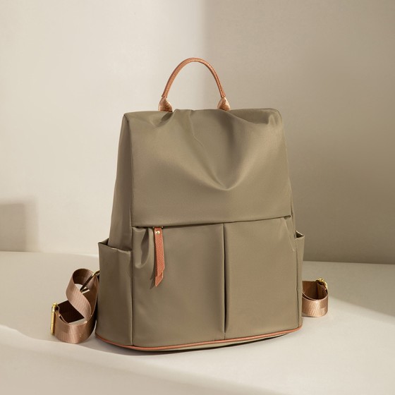 休闲女士背包轻便防盗双肩包女2026新款时尚旅游大容量牛津布尼龙