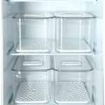 米木冰箱收纳盒食品级透明保鲜盒储物筐冷冻专用蔬菜厨房置物盒