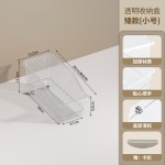跨境家用PP厨房收纳筐多功能分类冷冻鸡蛋盒子透明保鲜冰箱收纳盒