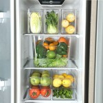 冰箱收纳盒透明保鲜盒食品级专用厨房蔬菜水果鸡蛋冷冻整理储物盒