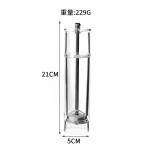 透明亚克力胡椒花椒研磨器 手动胡椒研磨器海盐颗粒研磨瓶