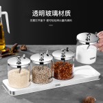 德国CCKO不锈钢调料罐组合套装调味瓶盐罐子家用味精调盒厨房玻璃