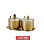 304不锈钢调味罐盐罐家用厨房可视佐料胡椒粉调料罐调料盒子套装