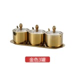 304不锈钢调味罐盐罐家用厨房可视佐料胡椒粉调料罐调料盒子套装
