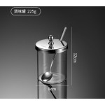 埃恩调料盒304不锈钢调味罐套装家用厨房调料瓶佐料瓶盐罐三件套