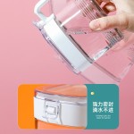 米木防潮密封调料罐盐糖瓶收纳盒厨房玻璃调味瓶佐料家用罐子盐罐