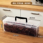 厨房香料分装手提收纳盒橱柜调味调料盒塑料透明食品密封盒储物罐