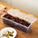 厨房香料分装手提收纳盒橱柜调味调料盒塑料透明食品密封盒储物罐