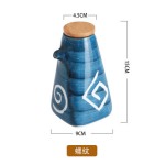 跨境日式陶瓷调味瓶高颜值调料壶酱油壶醋壶家用厨房油瓶醋瓶套装