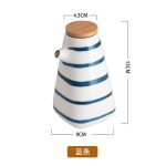 跨境日式陶瓷调味瓶高颜值调料壶酱油壶醋壶家用厨房油瓶醋瓶套装