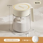 玻璃调味罐家用厨房密封防潮调料收纳盒佐料味精盐罐带勺子调味盒