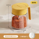 玻璃调味罐家用厨房密封防潮调料收纳盒佐料味精盐罐带勺子调味盒