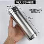 批发不锈钢烧烤调料罐调味椒辣椒粉罐孜然佐料撒粉瓶牙签瓶胡椒瓶