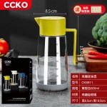 CCKO玻璃油壶油瓶家用厨房调料瓶酱油醋不挂油防漏自动开合油罐壸