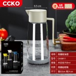 CCKO玻璃油壶油瓶家用厨房调料瓶酱油醋不挂油防漏自动开合油罐壸