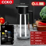CCKO玻璃油壶油瓶家用厨房调料瓶酱油醋不挂油防漏自动开合油罐壸
