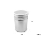 不锈钢撒粉器 带盖调味罐 花式咖啡撒粉调味瓶撒粉筒胡椒罐调料罐