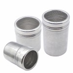 不锈钢撒粉器 带盖调味罐 花式咖啡撒粉调味瓶撒粉筒胡椒罐调料罐