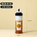 定量挤酱瓶加厚带盖防尘食品级塑料番茄酱果酱沙拉酱厨房尖嘴瓶子