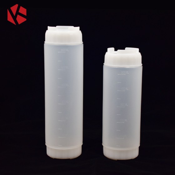双头FIFO挤压瓶倒置防漏悬挂挤酱瓶挤压果酱番茄沙拉酱定量酱汁瓶