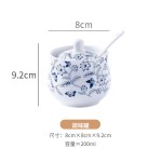 陶瓷油泼辣椒罐创意陶瓷调味罐厨房调味瓶罐调料瓶盒盐罐味精瓶勺