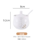 陶瓷油泼辣椒罐创意陶瓷调味罐厨房调味瓶罐调料瓶盒盐罐味精瓶勺