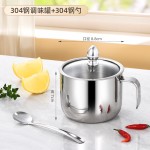 特厚SUS304不锈钢调味罐套装佐料调料罐可视三味四味彩盒礼品商超