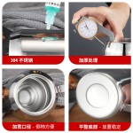 严选304不锈钢调味罐盐罐调料盒套装厨房味精佐料收纳调料瓶带勺