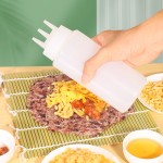 三孔挤酱瓶商用 塑料沙拉瓶挤瓶 米很棒过路的人台湾饭团工具寿司
