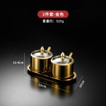不锈钢辣椒罐辣椒油调味调料盐罐不锈钢带勺油罐厨房调料瓶罐全套