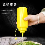 加厚塑料挤酱瓶番茄沙拉果酱家用调料瓶食品级尖嘴挤压酱料瓶三色