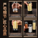 高硼硅玻璃调料瓶多孔位可控量撒料瓶密封防潮佐料瓶带刻度调味瓶