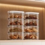 香料收纳盒厨房大料食品级家用调料盒分格套装组合盐味精罐调料罐