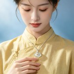 厂家天然白玛瑙玉髓祥云锁吊坠平安如意锁男女同款挂件项链民族风
