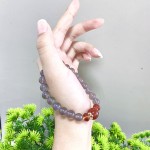 千晶万玛 天然烟紫玛堖手串中式红玛瑙转运珠diy手链水晶工厂定制