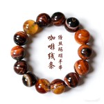 天然红玛堖手链 缠丝条纹玛瑙手串本命年轻奢高级感玛堖手串批发