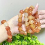 千晶万玛 纯天然原色玛瑙手串糖果色男女款玉石手链摆摊饰品批发