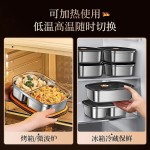 厂家批发保鲜盒特厚不锈钢饭盒便当盒密封防漏冰箱收纳微波加热餐