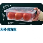 日式冰箱收纳盒食品级保鲜专用神器冷藏冷冻厨房蔬菜沥水盒防串味